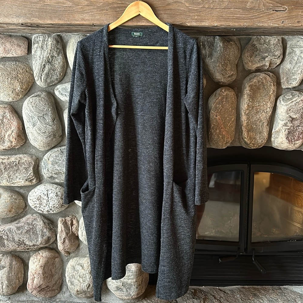 Roots wool cardigan